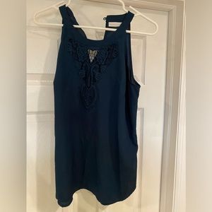 New York & Company Blue Tank
